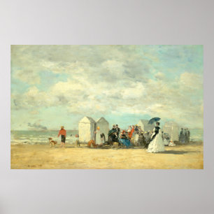 Affiche Plage - Eugène Boudin Art