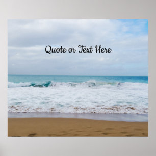 Affiche Plage faite sur commande