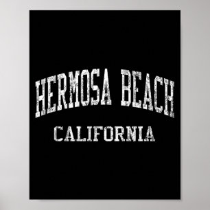 Affiche Plage Hermosa Ca J05 Designs de maillots de sport