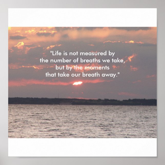 Affiche Plage inspirée (Devant)