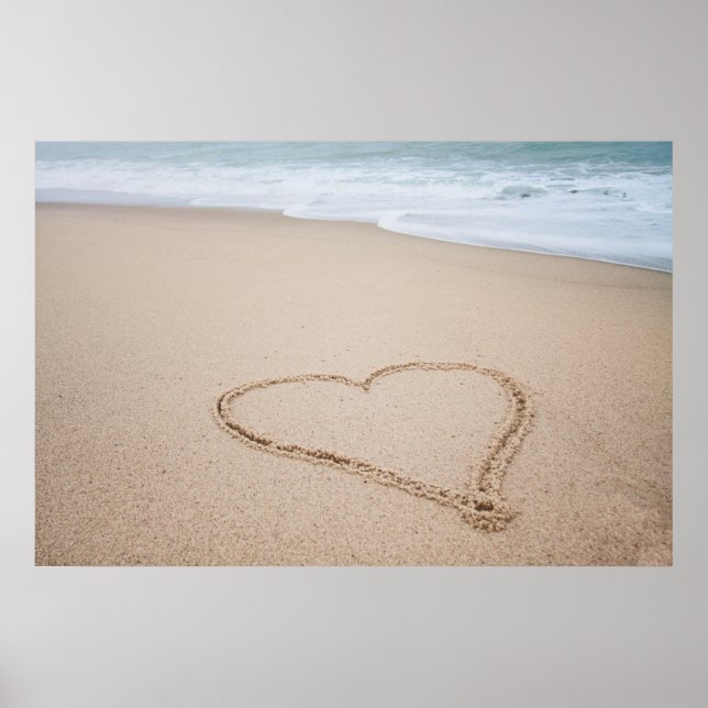 Affiche Plage Love I (Devant)