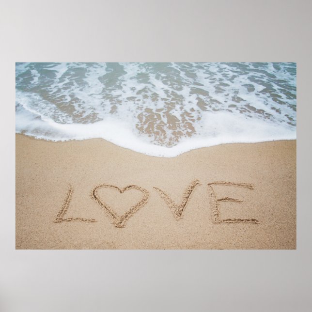 Affiche Plage Love II (Devant)