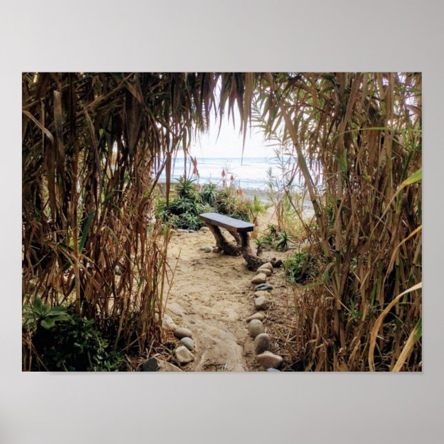 Affiche Plage Old Man's Beach - San Onofre State Beach (Devant)