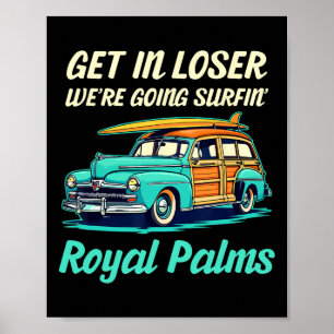 Affiche Plage Royal Palms Californie Surf Femmes Hommes Vi