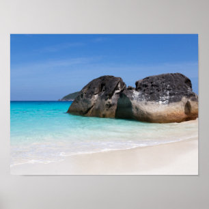 Affiche Plage Similaire Andaman mer Thaïlande cadeau