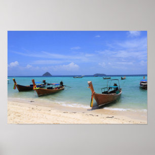 Affiche Plage tropicale