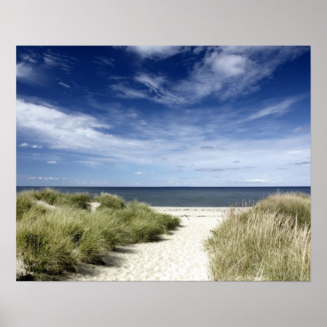 Affiche Plage, Welfleet MA (Devant)