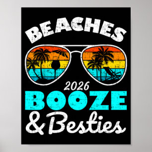Affiche Plages alcool amies voyage filles 2026 floride