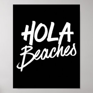Affiche Plages Hola Vacances d'été à la plage Hommes Femme