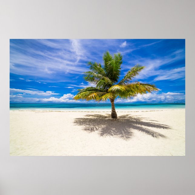 Affiche Plages tropicales | Bora Bora, Polynésie française (Devant)
