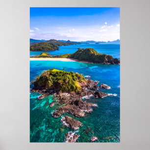 Affiche Plages tropicales Phillipines El Nido