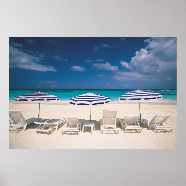 Affiche Plages tropicales | Plage tropicale Anguilla (Devant)