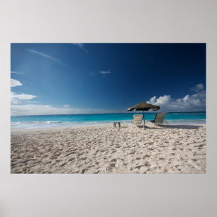 Affiche Plages tropicales Sandy Beach, Anguilla