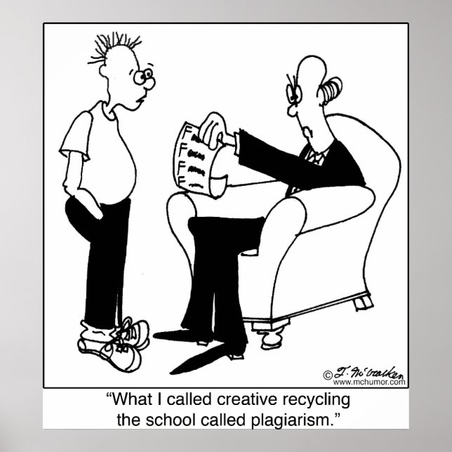 Affiche Plagiat ou recyclage (Devant)