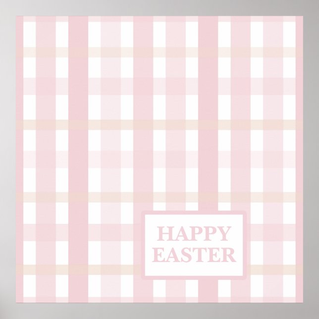 Affiche Plaid Mélange Rose (Devant)