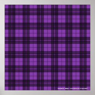 Affiche Plaid violet