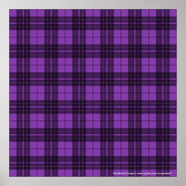 Affiche Plaid violet (Devant)