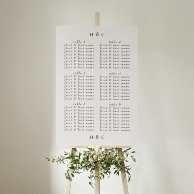 Affiche Plain Modern Purple on White Wedding (Créateur téléchargé)