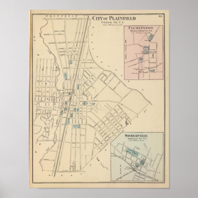 Affiche Plainfield, NJ (Devant)