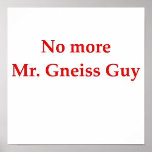 Affiche plaisanterie de géologie