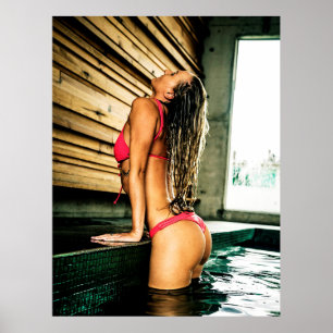 Affiche Plaisir De La Piscine