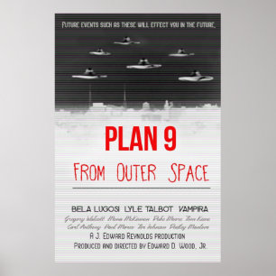 Affiche Plan 9 De L'Espace