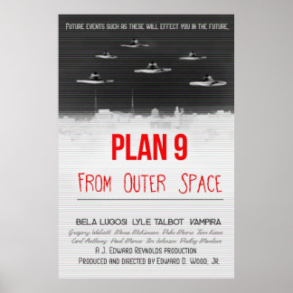 Affiche Plan 9 De L'Espace