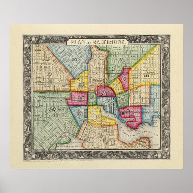 Affiche Plan De Baltimore (Devant)