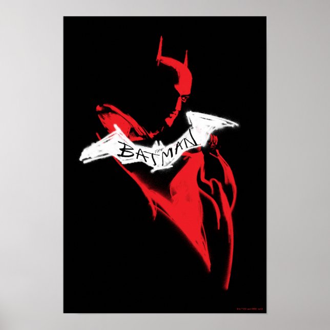 Affiche Plan de Batman Spraypaint (Devant)