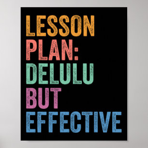 Affiche Plan de cours de rentrée pour la génération Z Alph