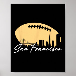 Affiche Plan De Football De Votre Ville San Fran