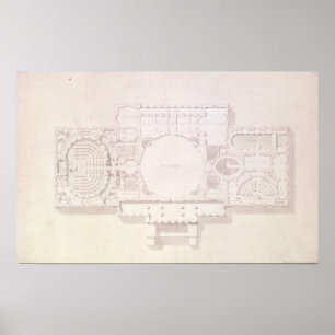 Affiche Plan de l'histoire principale du capitol,