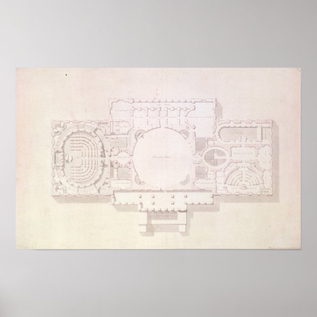 Affiche Plan de l'histoire principale du Capitole, (Devant)
