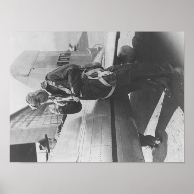 Affiche Plan d'embarquement pilote Howard Hughes en entier (Devant)