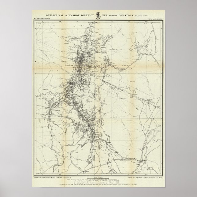 Affiche Plan du district de Washoe (Devant)