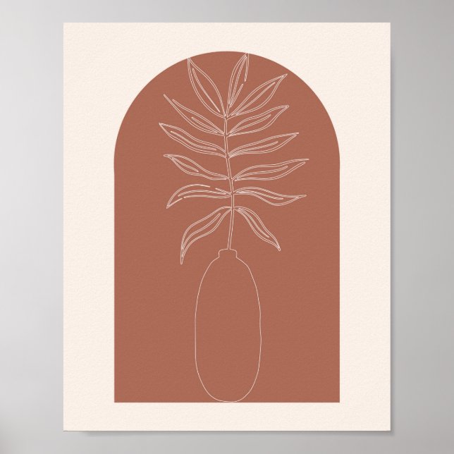Affiche Plan Plante Boho Arch 4 (Devant)