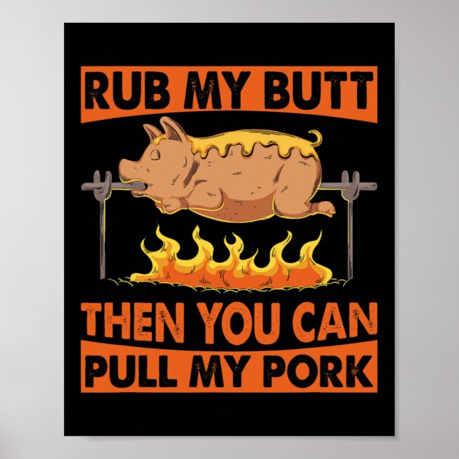 Affiche Planche à barbecue pour papa pour la fête des père (Devant)