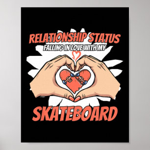 Affiche Planche à roulettes Patinage Skateboard Skateur Co