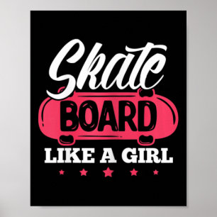 Affiche Planche à roulettes Skateboard Drôle Planche à rou