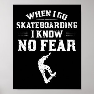 Affiche Planche à roulettes - Skateboardeur sans peur Plan