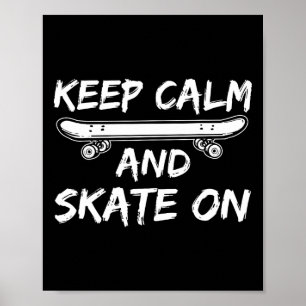 Affiche Planche à roulettes Skateboarding Skateboardeur 