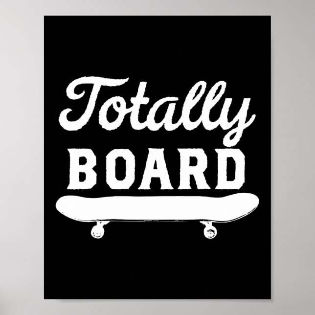 Affiche Planche à roulettes totalement drôle (Devant)