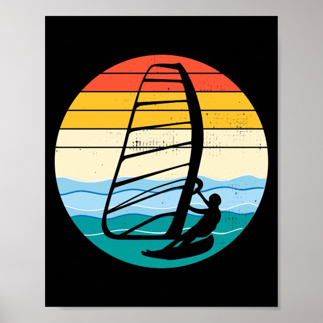 Affiche Planche à voile Planche à voile Surf planche à voi (Devant)