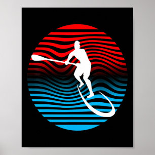 Affiche Planche de surf Sup Stand Up Paddle Planche de sur