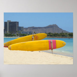 Affiche Planches de surf de Moana d'aile du nez
