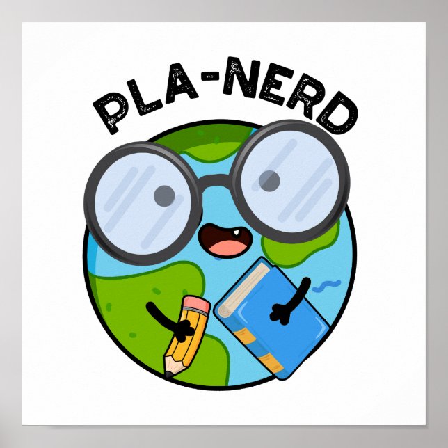 Affiche Planerd Funny Planet Puns (Devant)