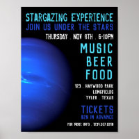 Planet Neptune, Planétarium, Evénement Publicité