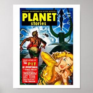 Affiche Planet Stories (nov. 1951)