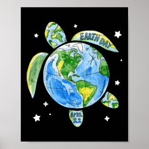 Affiche Planète jour des terres