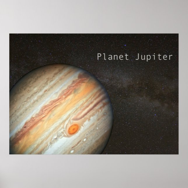 Affiche Planète Jupiter (Devant)